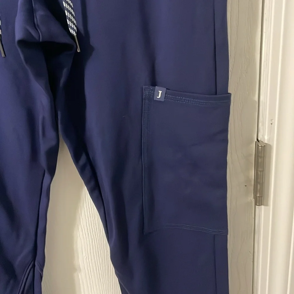 Jaanuu NWT Scrub Navy Legging Pants Size Small Tall - Picture 8 of 13